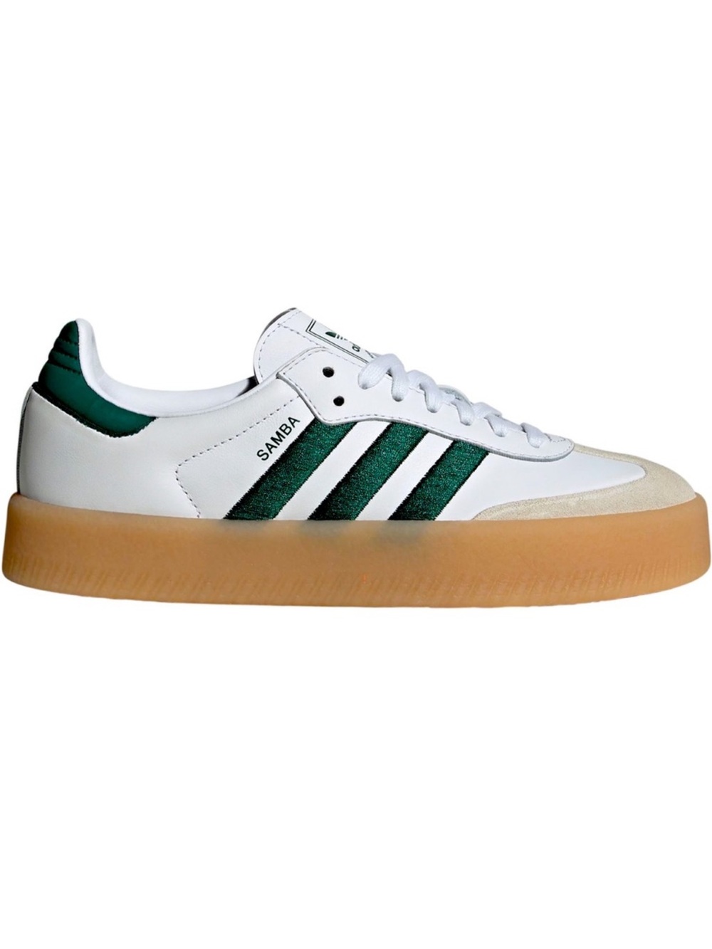 adidas Samba Super White Green Gum Athletic Shoe